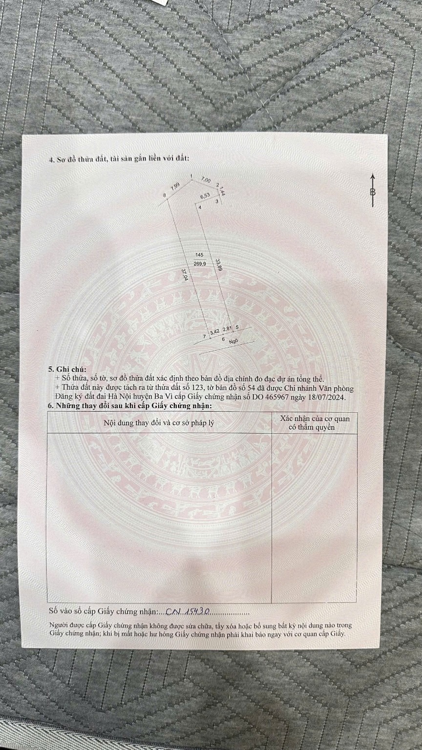 Sơ đồ thửa 145