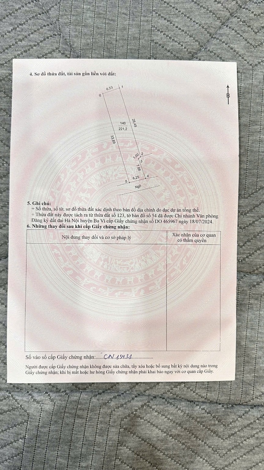 Sơ đồ thửa 146