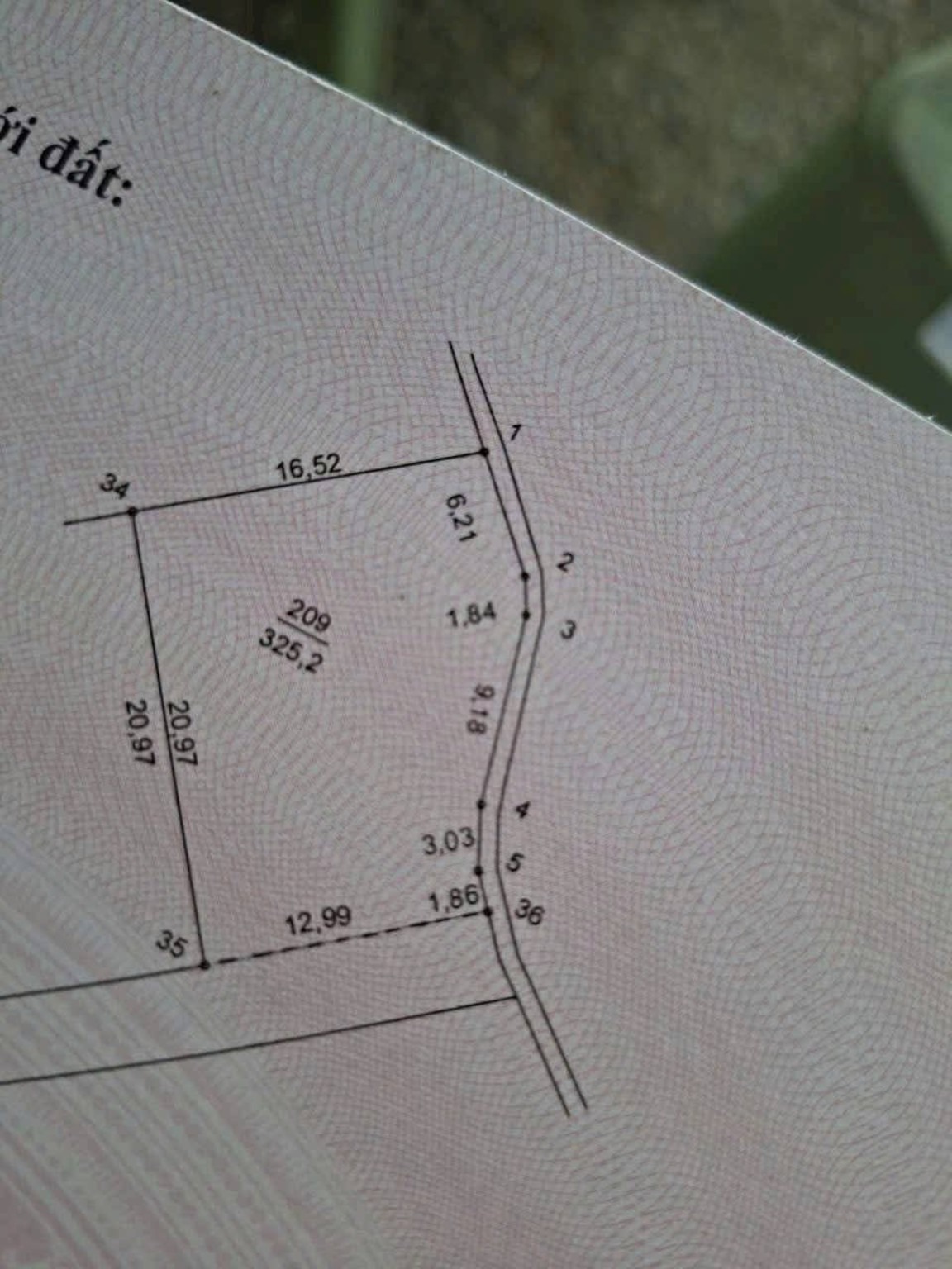 BV26 — Sơ đồ thửa 209