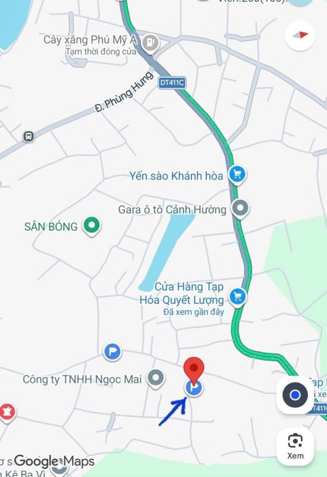 BV32 — ảnh bản đồ vị trí được cung cấp