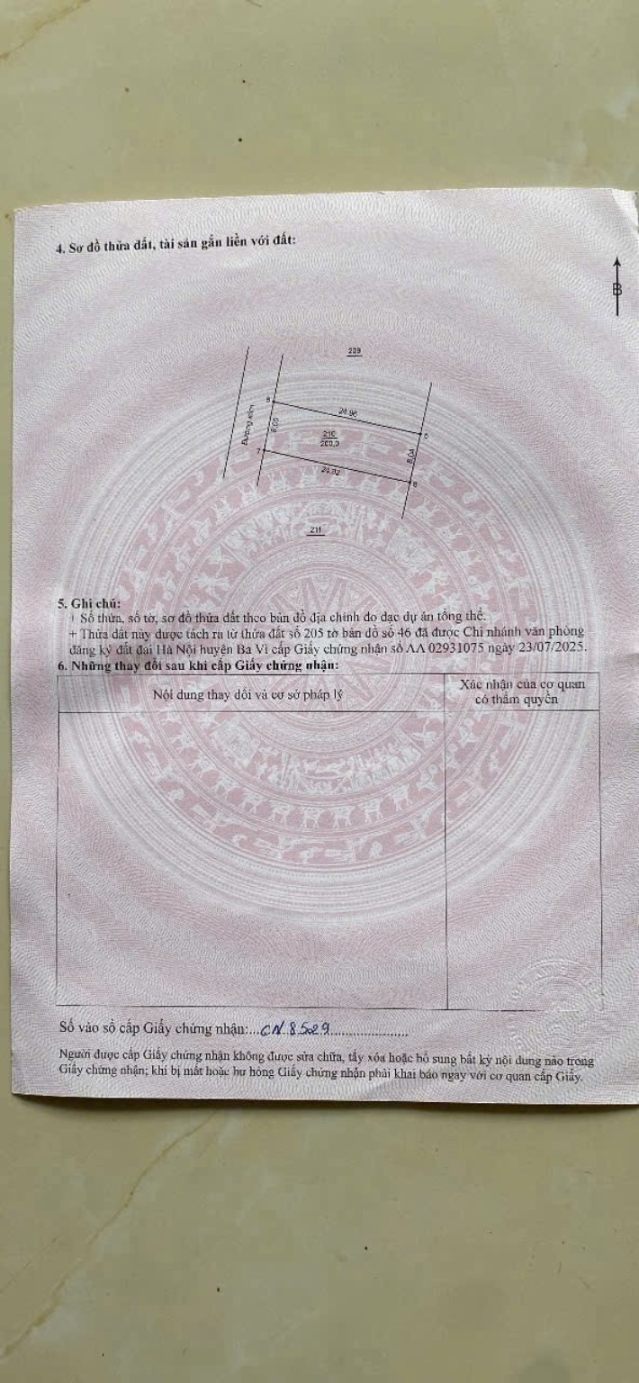 BV35 — Sơ đồ thửa 210